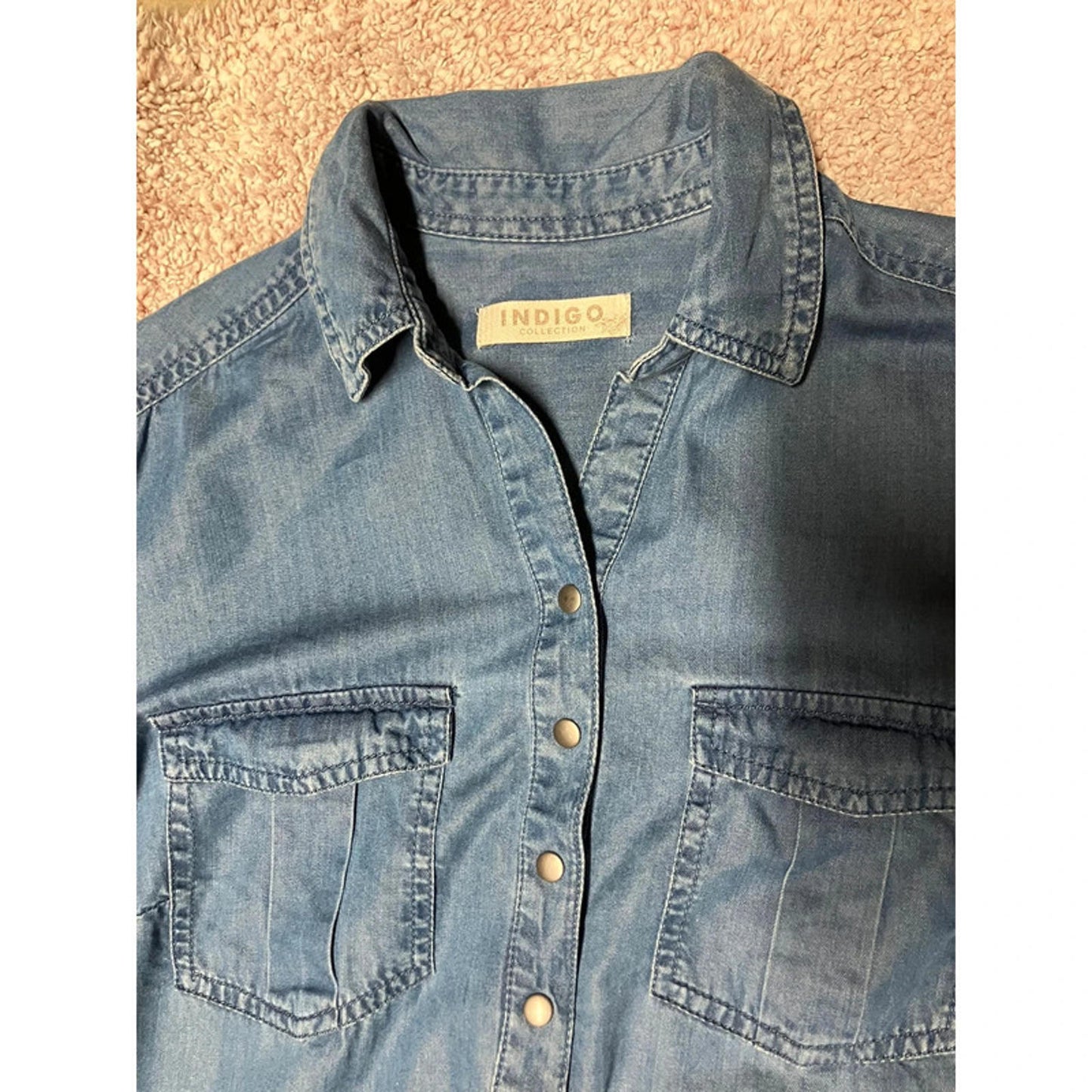 M&S Indigo Collection Denim Shirt Dress – UK 12