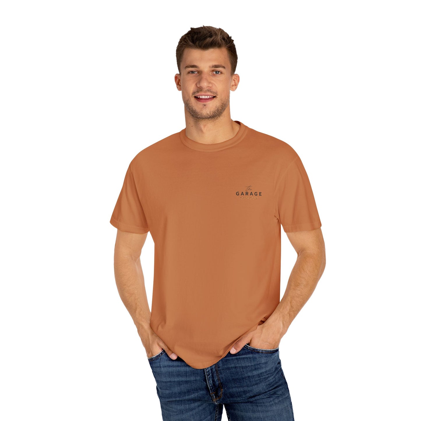 The Garage Collective Embroidered Unisex T-Shirt – Classic Softstyle Tee with Meaning