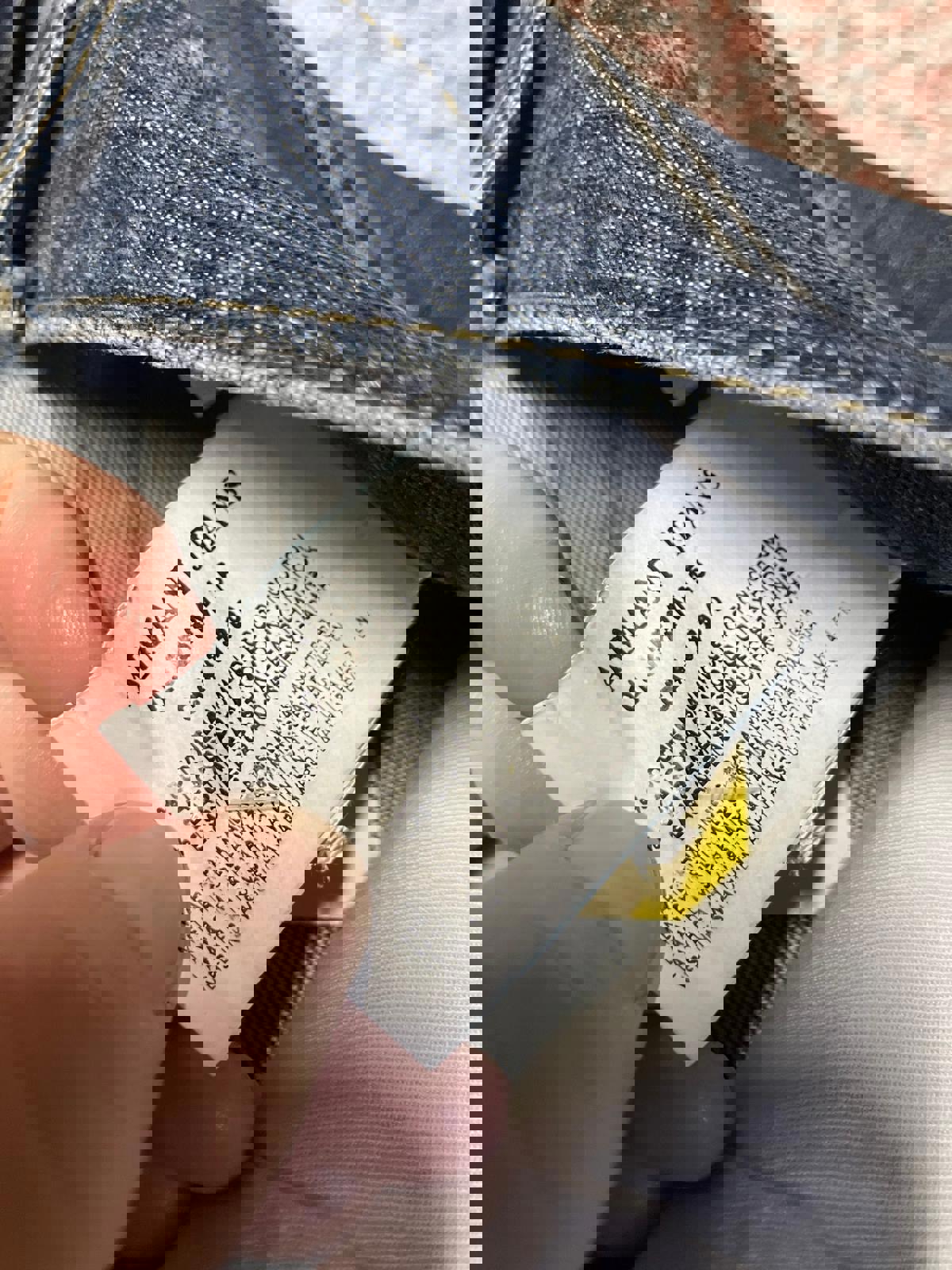 Armani Jeans Classic Blue Denim Pants
