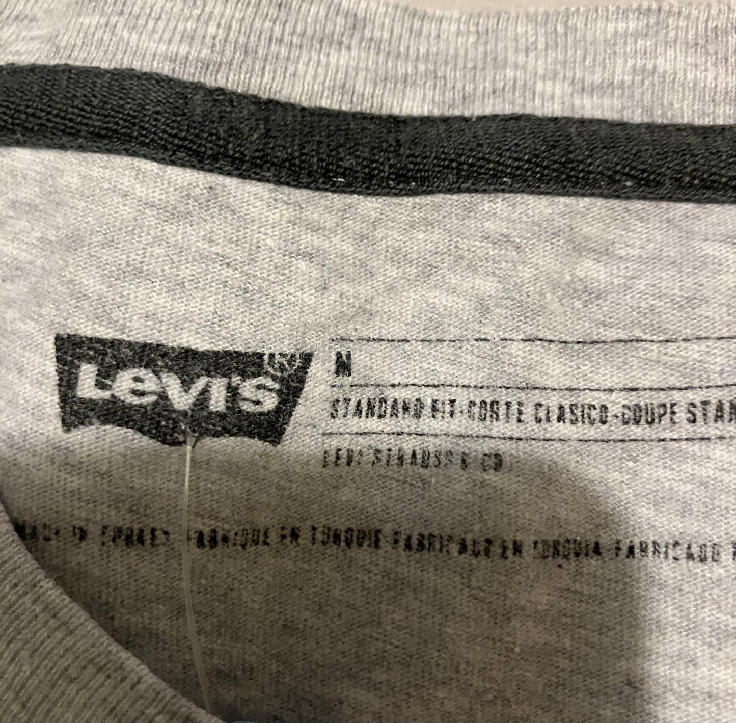 Levi's Classic Grey Crew Neck T-Shirt
