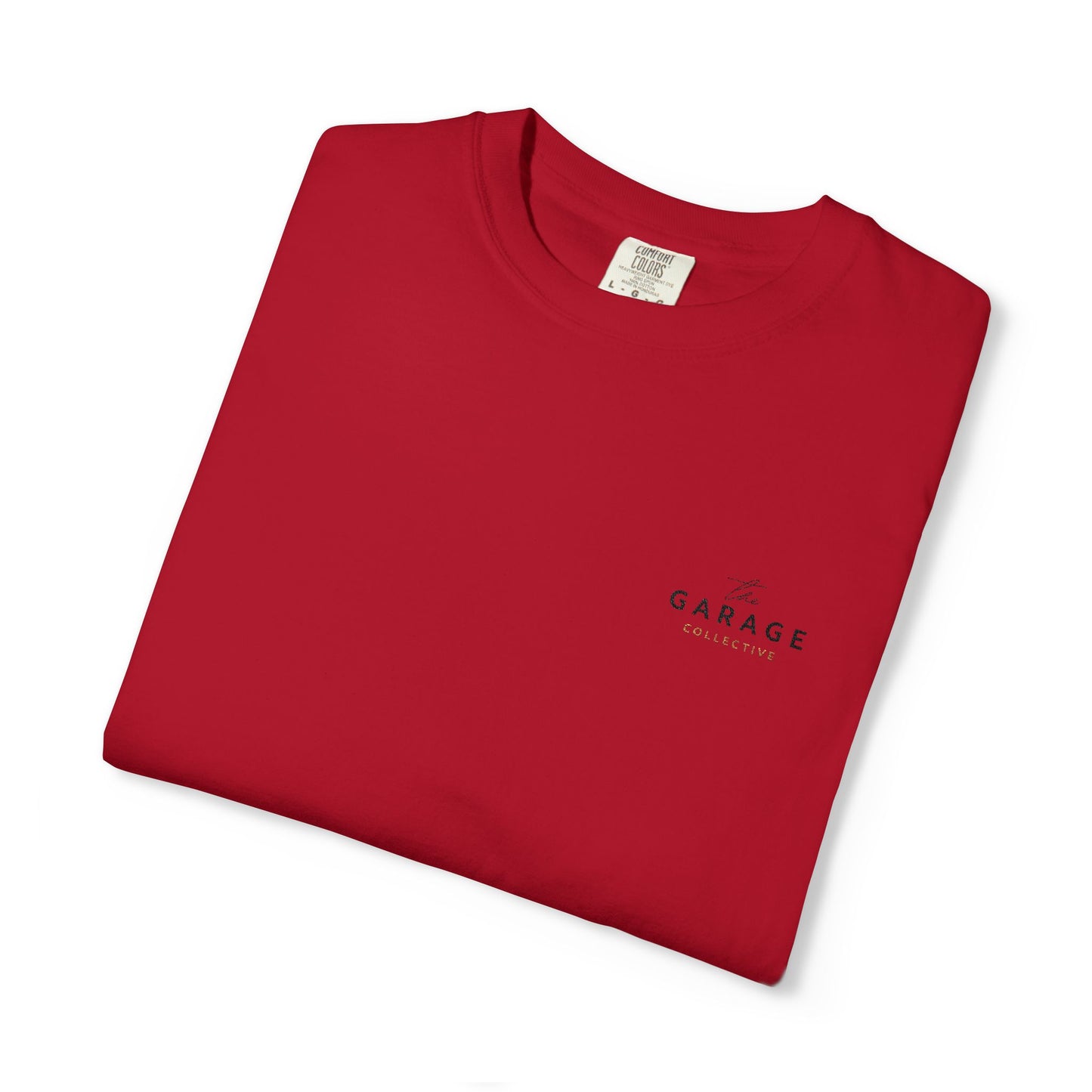 The Garage Collective Embroidered Unisex T-Shirt – Classic Softstyle Tee with Meaning