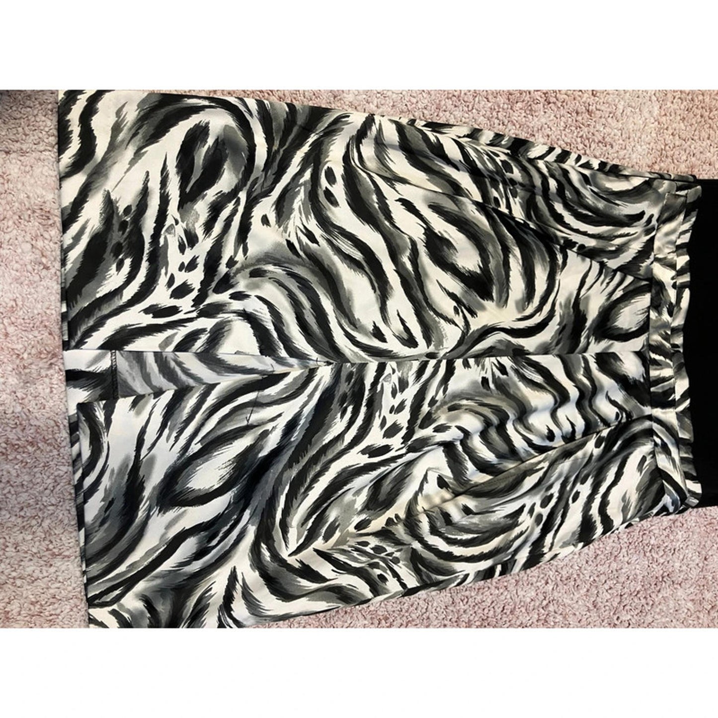 River Island Black & Animal Print Dress UK 12
