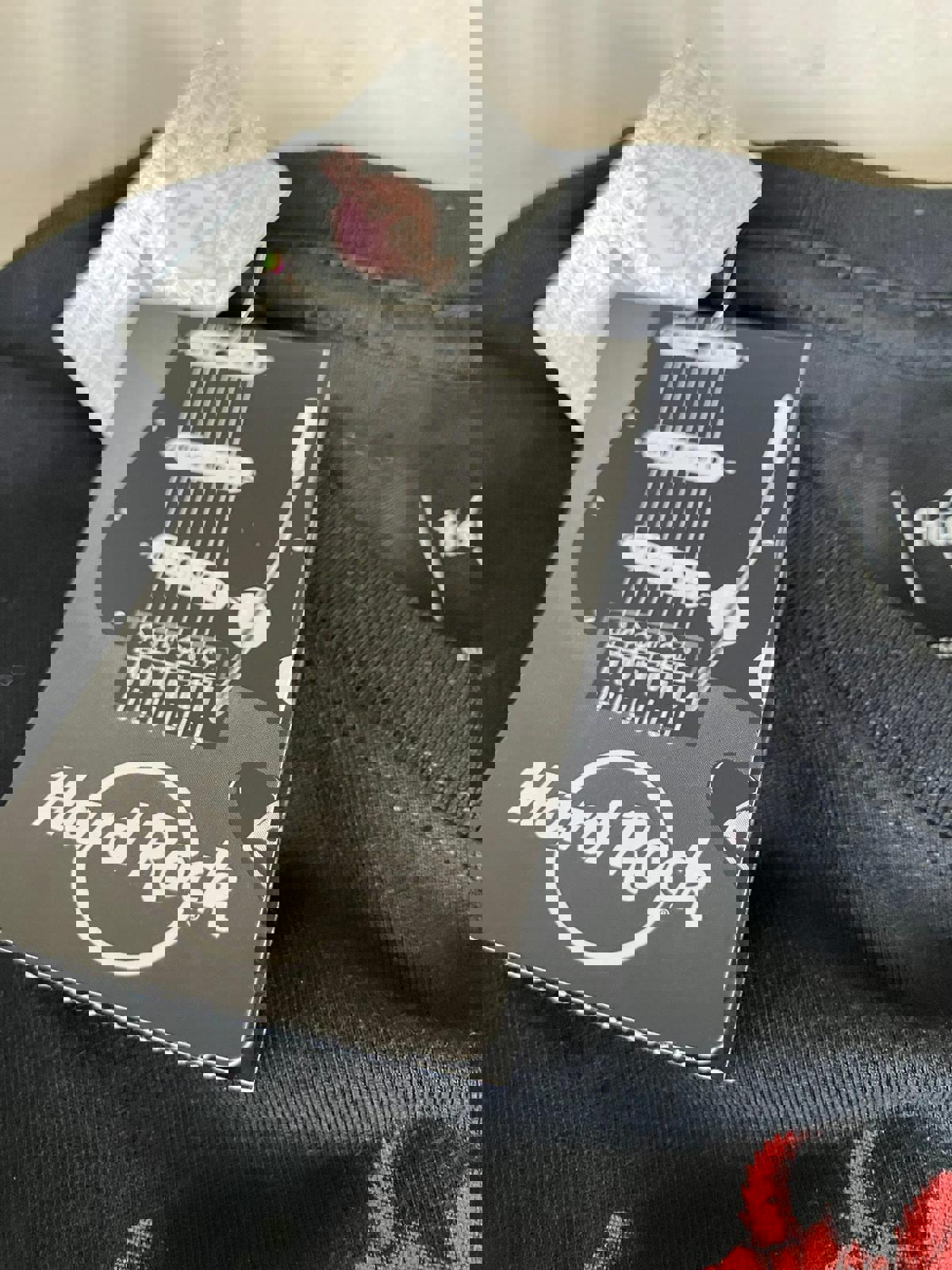 Hard Rock Cafe Men's Black Graphic T-Shirt Large