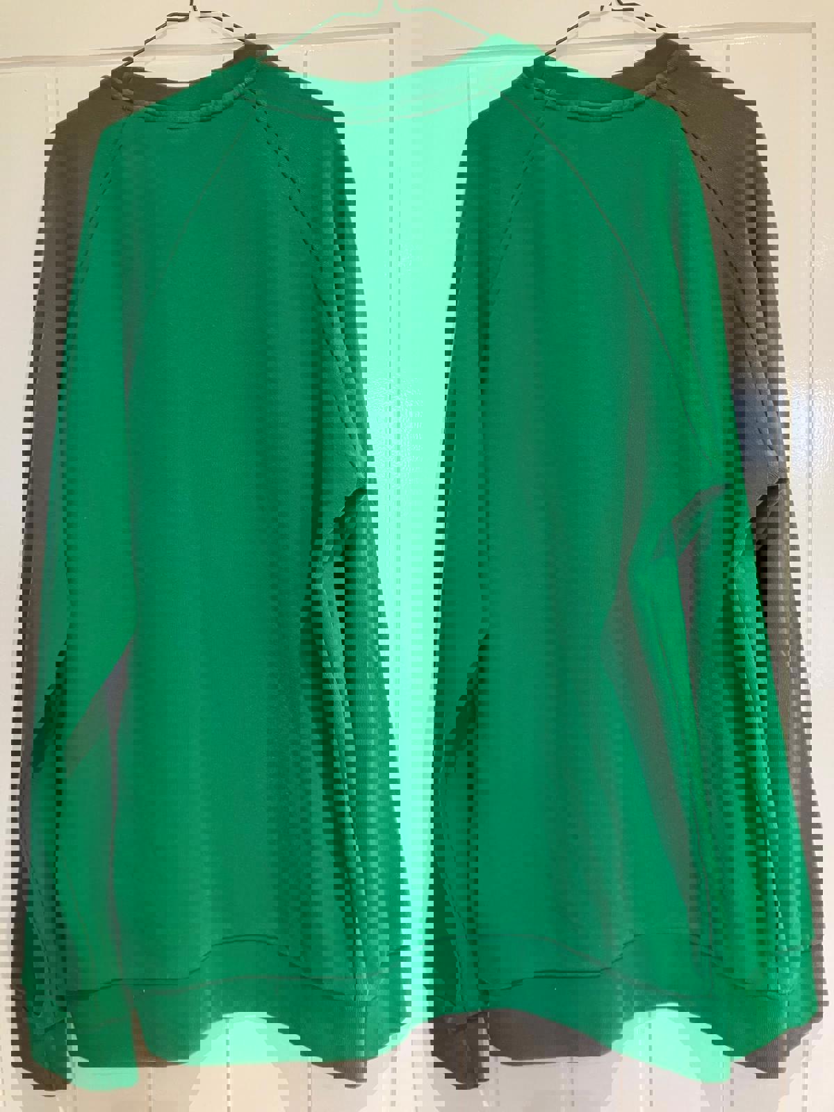 Adidas Green Crewneck Sweatshirt, Size M