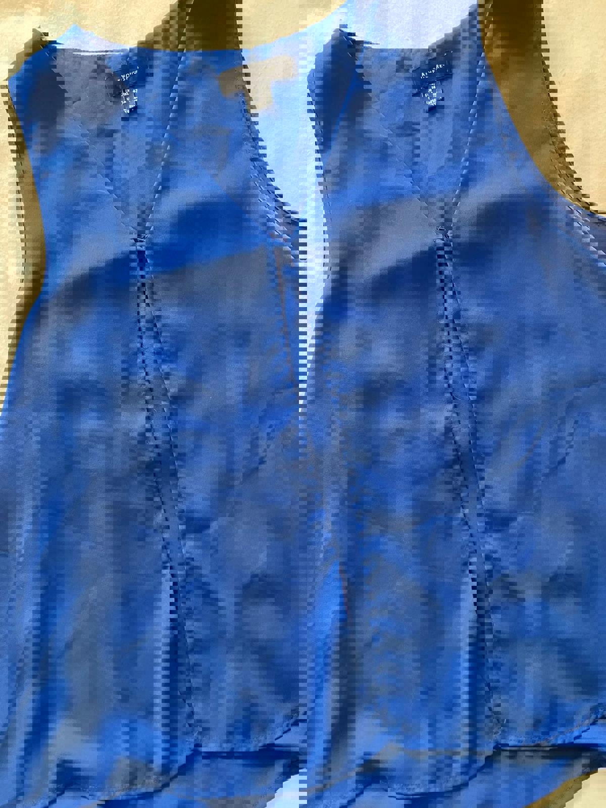 Lovely Blue Sleeveless Top by Atmosphere, Size UK 14