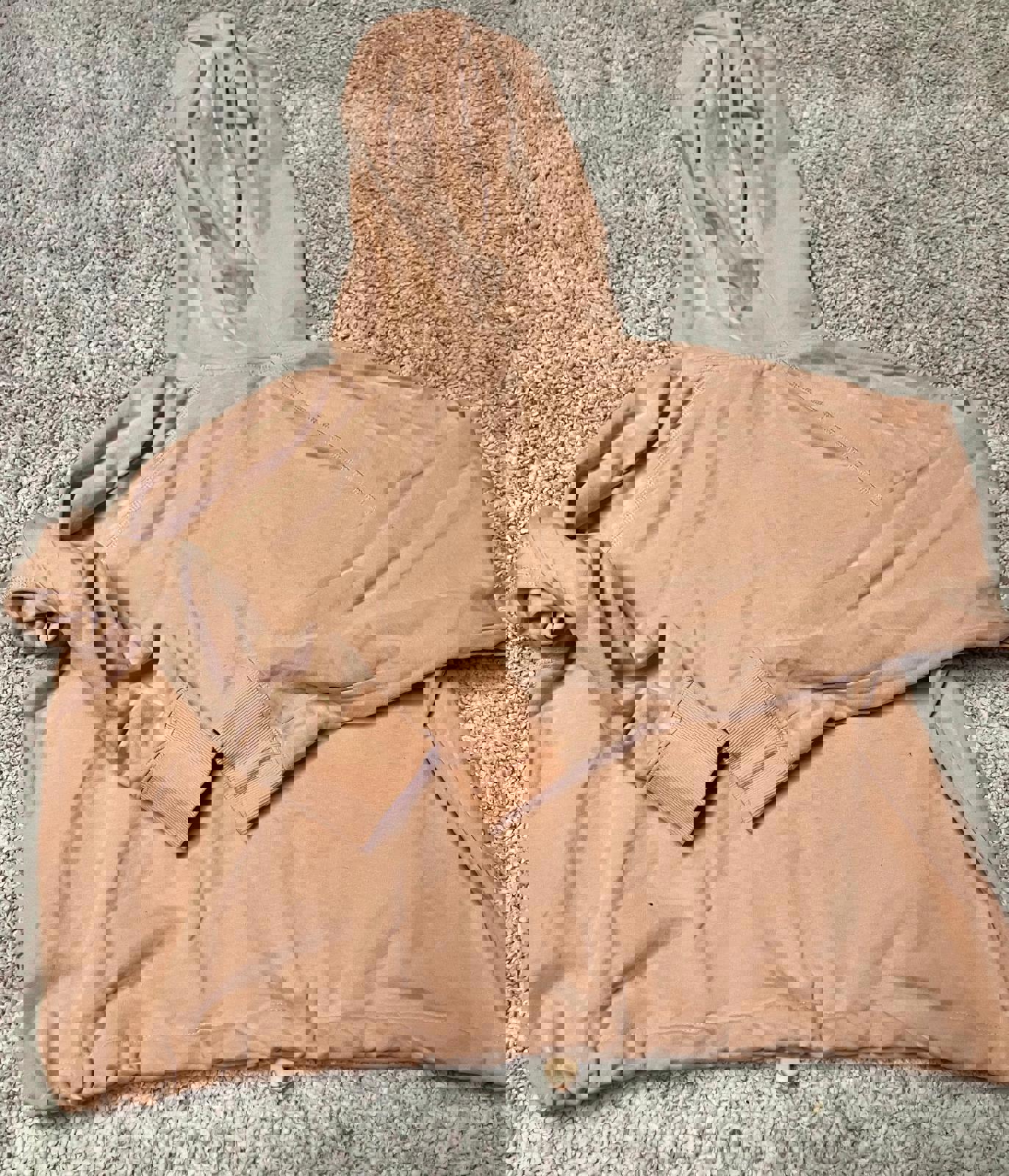 Lonsdale Peach Hoodie with Drawstring