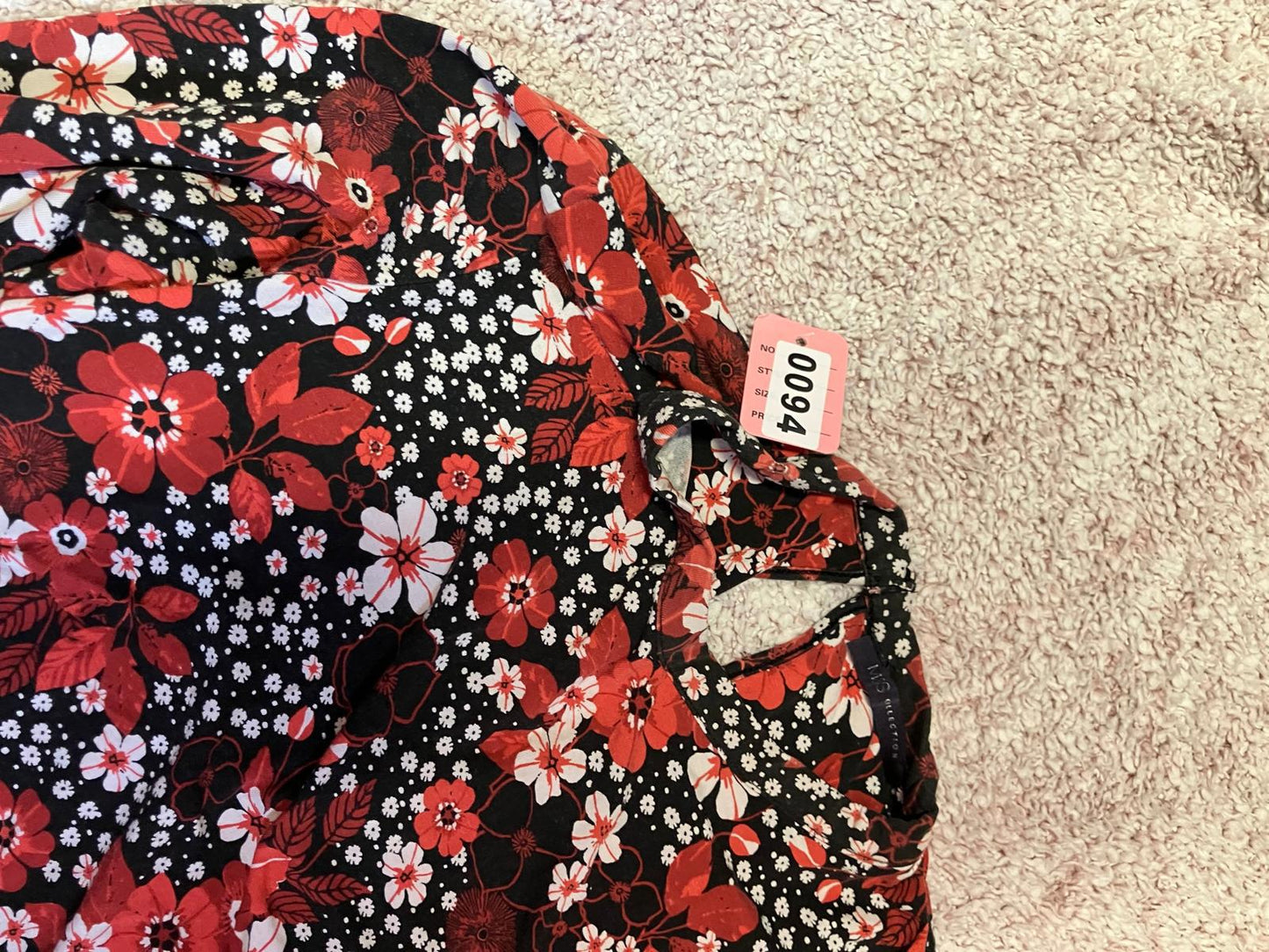 M&S Collection Floral Print Dress - Size 12