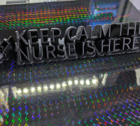 Customisable 3D Sign – “Keep Calm & Drink Beer” (Bespoke Text Available)
