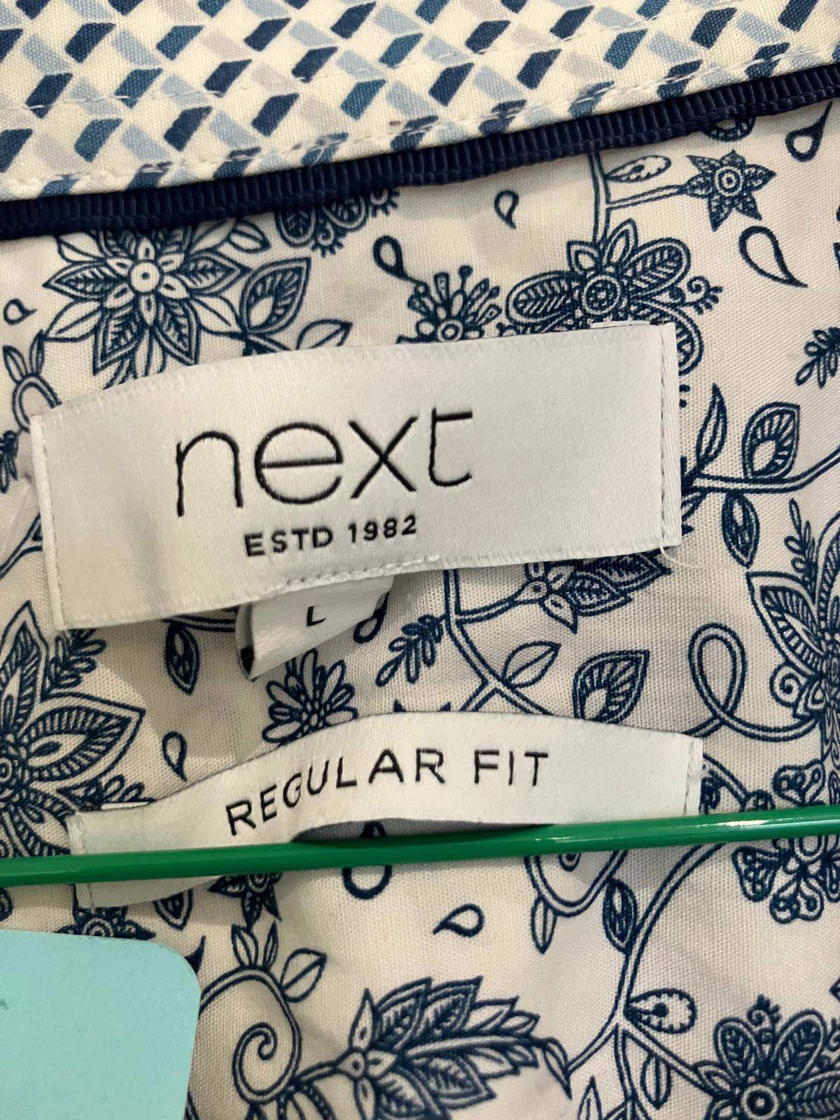 Next Regular Fit Men's Floral Casual Shirt, Size L