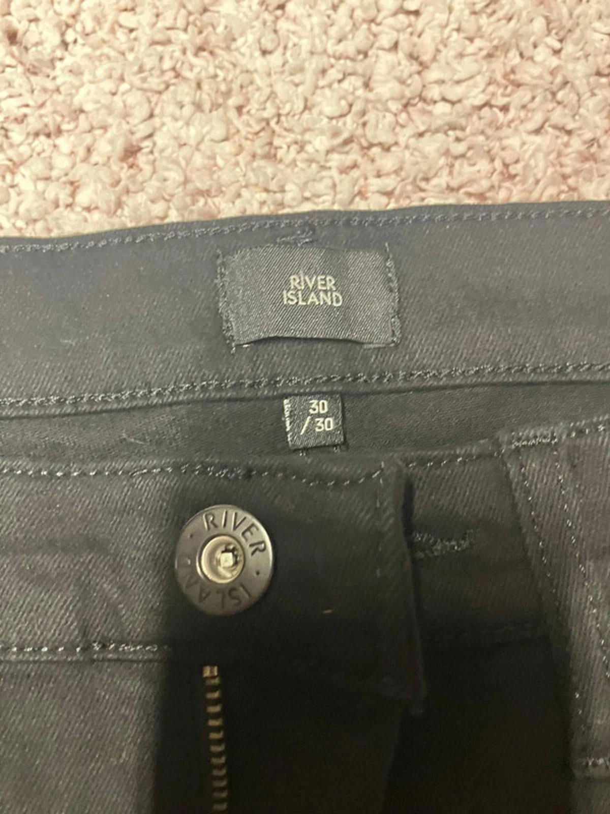 River Island Black Jeans W30 L30
