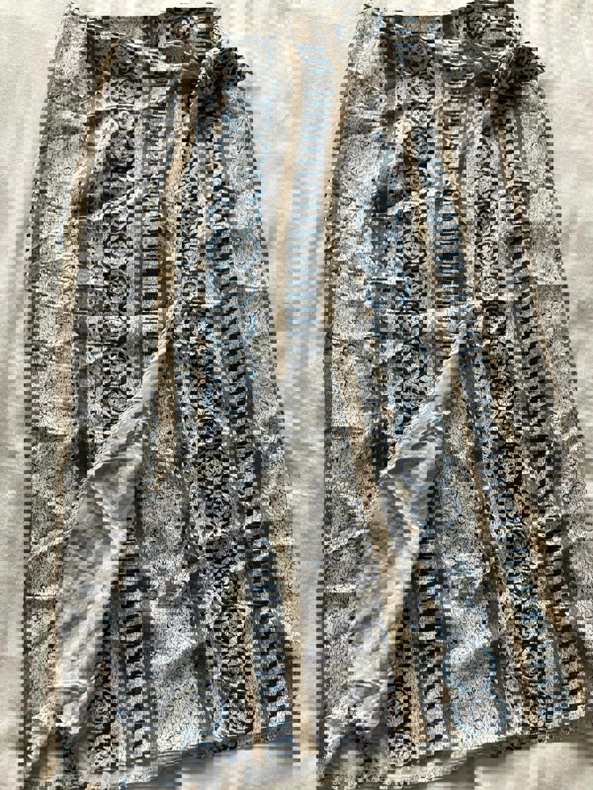 Lovely Women's Viscose Wrap Skirt with Unique Pattern