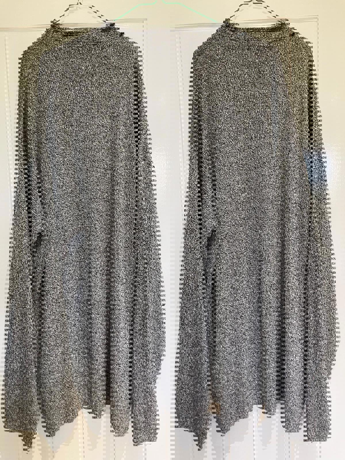 Cozy Moto Knitwear Grey Sweater - Men's Large