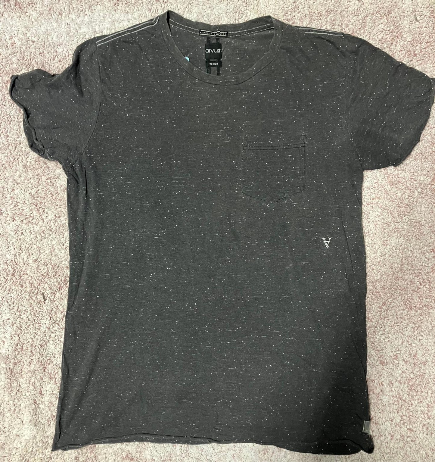 arvust Medium Speckled Gray Men's T-Shirt