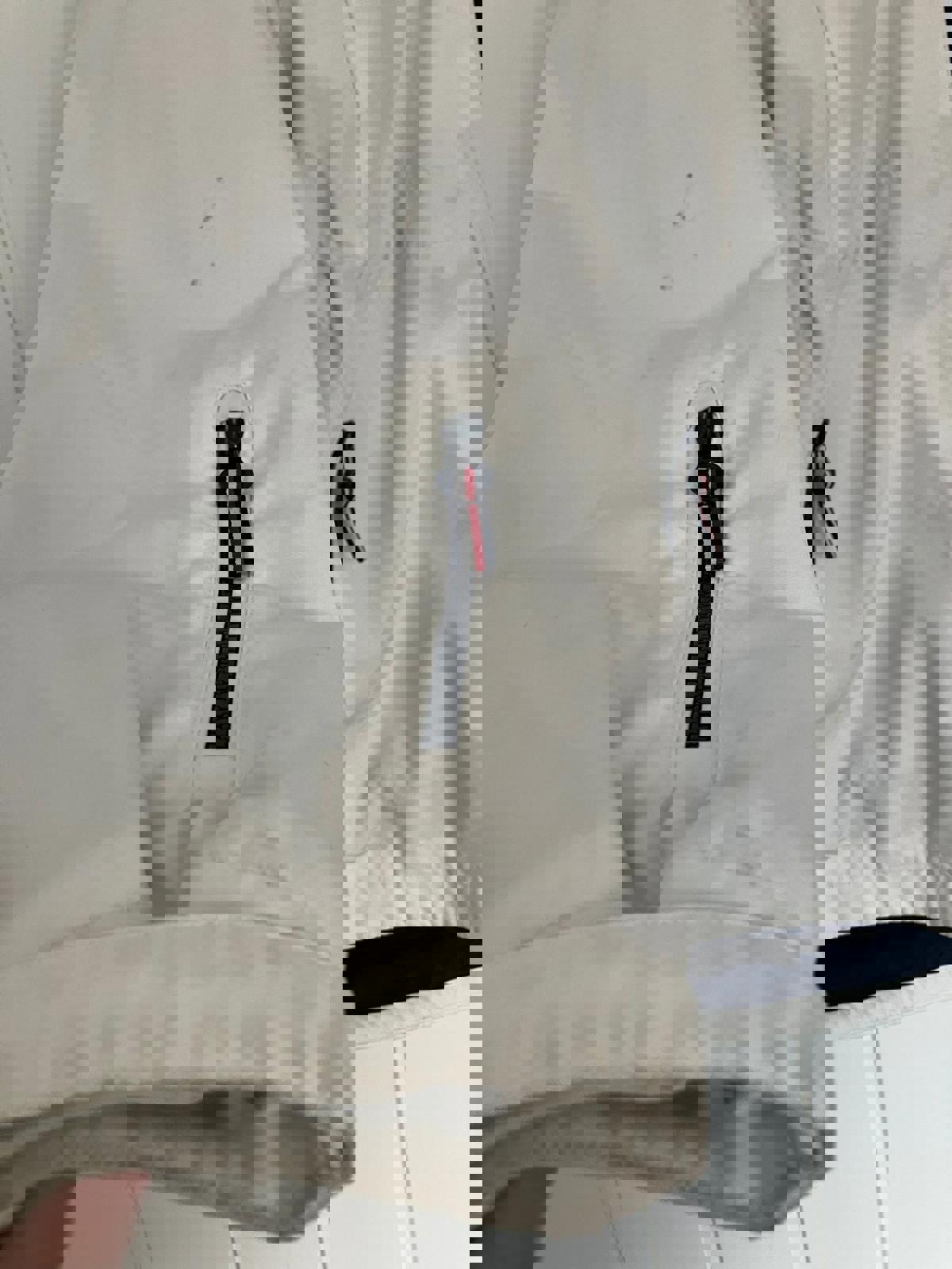 Lovely Women's White Utility Jacket with Hood