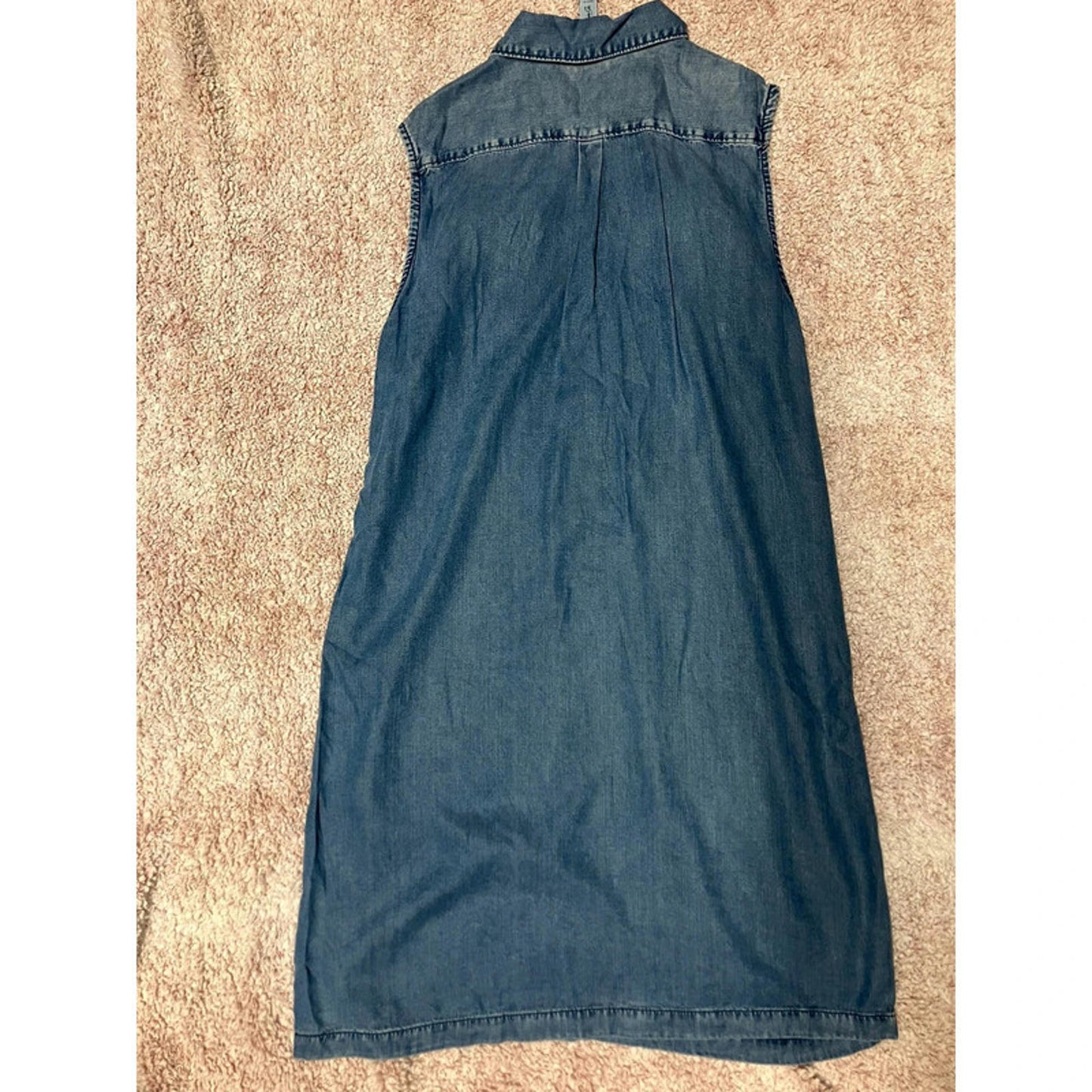 Denim Co. Sleeveless Denim Shirt Dress – UK 14