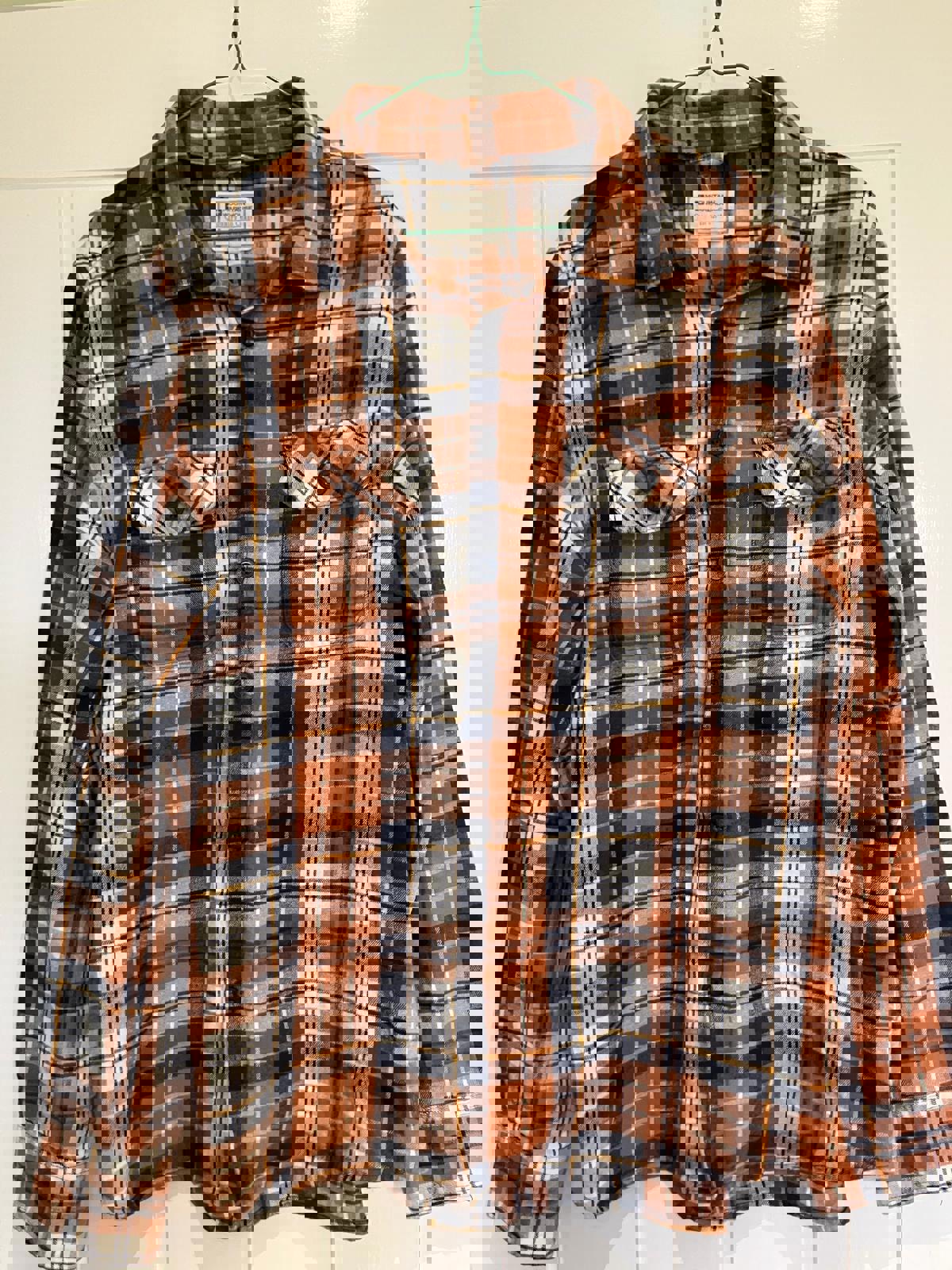 Mountain Warehouse Men's Plaid Flannel Shirt - Large