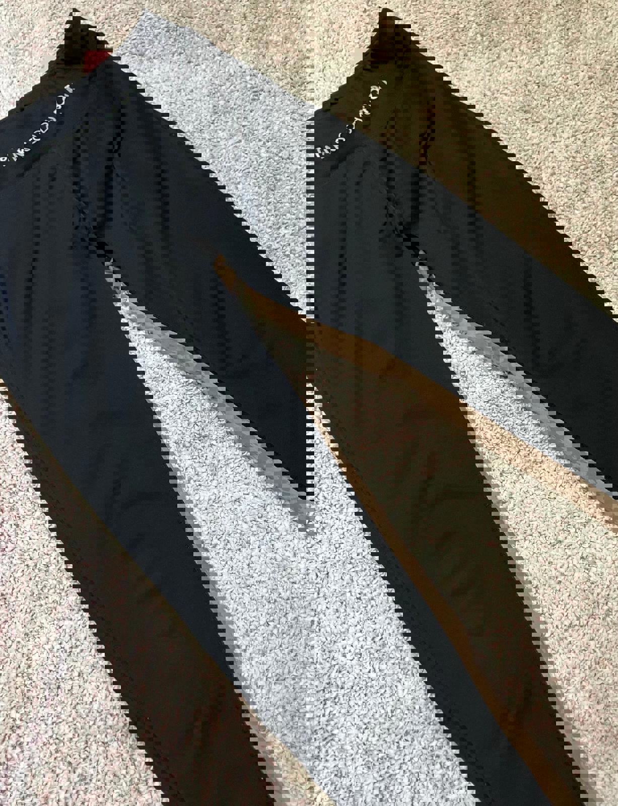 Pink Soda Sport Black Leopard Panel Leggings