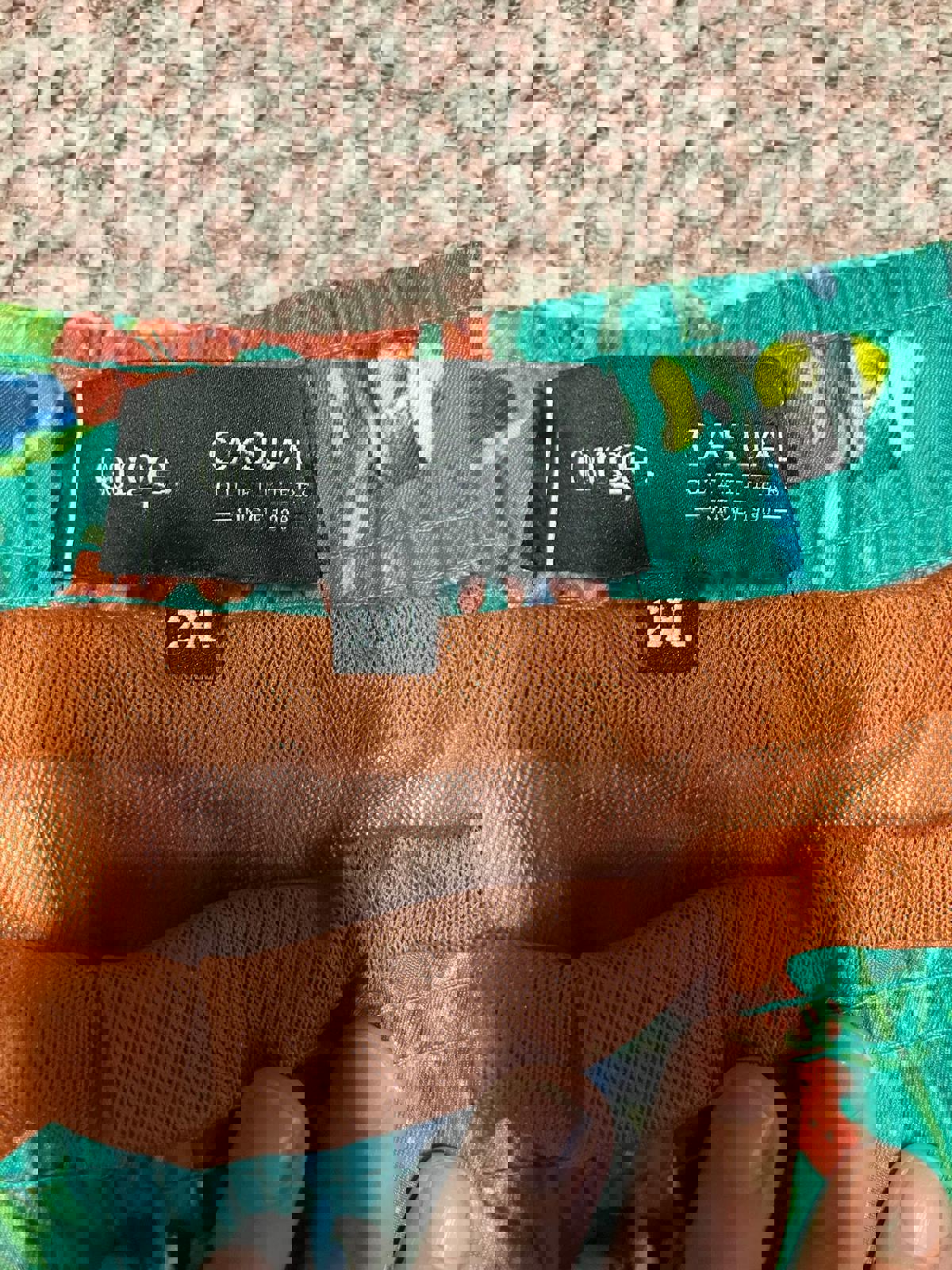 George Casual Outfitters Men's Swim Trunks 2XL - Colorful Fish Print