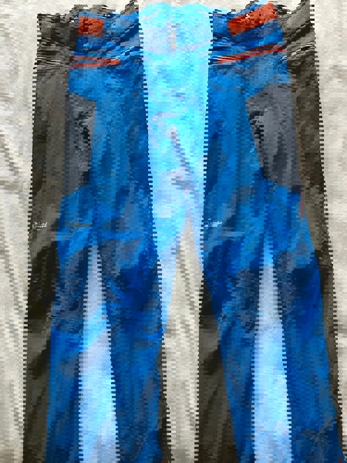 Decathlon Blue Ski Pants with Adjustable Straps - Size L