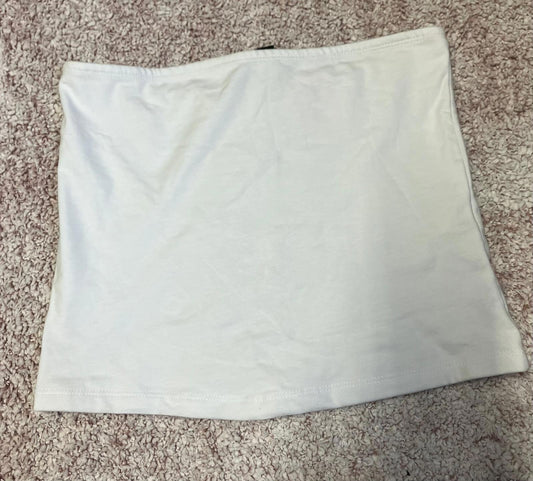 New Look White Tube Top – Size M – NWT