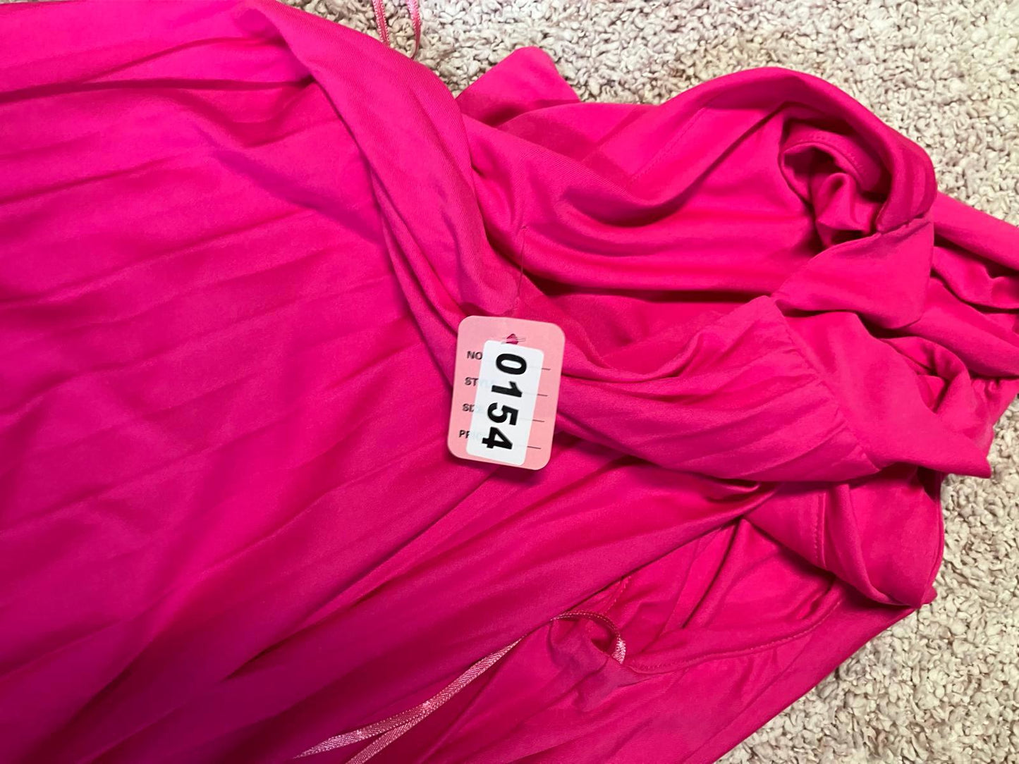 River Island Pink Halter Neck Knee-Length Dress