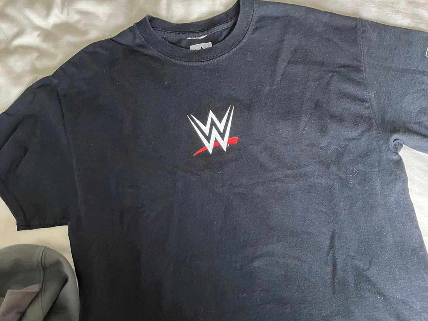 WWE Authentic Black Graphic T-Shirt - Medium