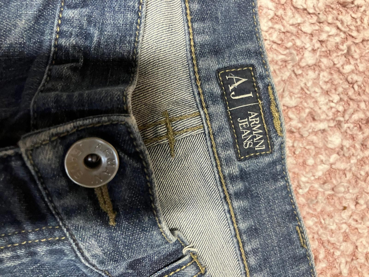 Armani Jeans Classic Blue Denim Pants