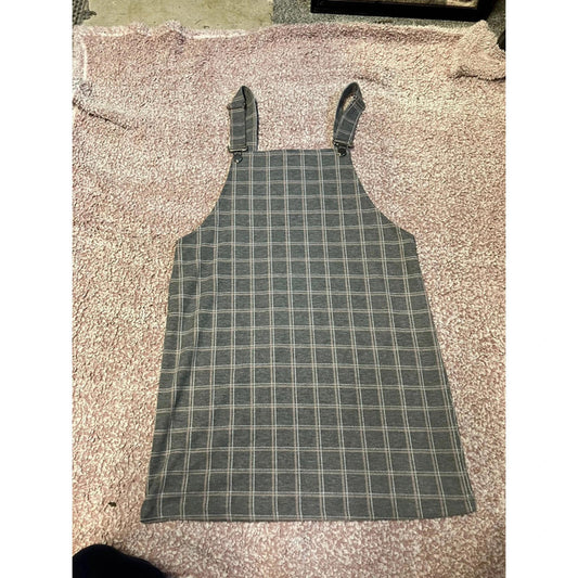 Select Grey Check Pinafore Dress UK 16