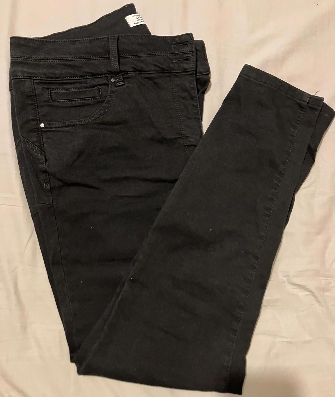 Next Black Skinny High Rise Jeans UK 18R