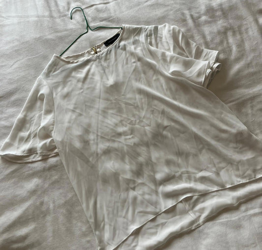 Elegant White Blouse by Atmosphere - Size UK 14 / US 10