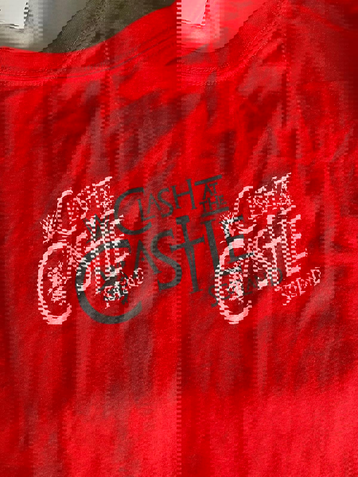 WWE Clash at the Castle Glasgow Scotland 2024 Red T-Shirt