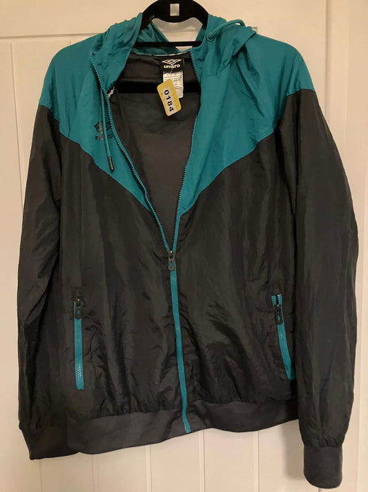 Umbro Men's Lightweight Hooded Windbreaker Jacket