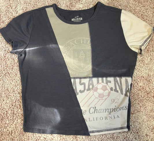 Hollister Patchwork Graphic T-Shirt Women’s S