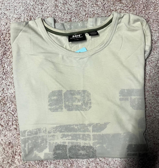 Helly Hansen Men's Light Beige Graphic T-Shirt Size L