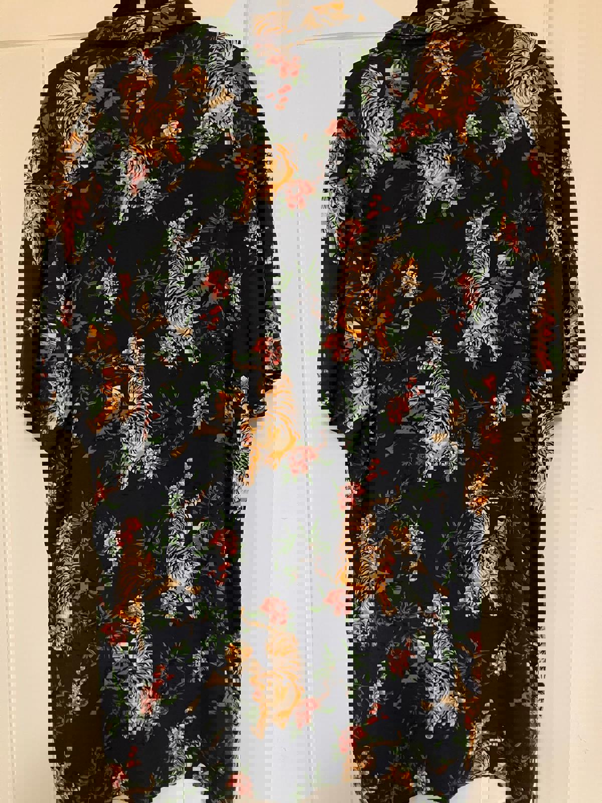Primark 2XL Regular Fit Tiger Print Shirt