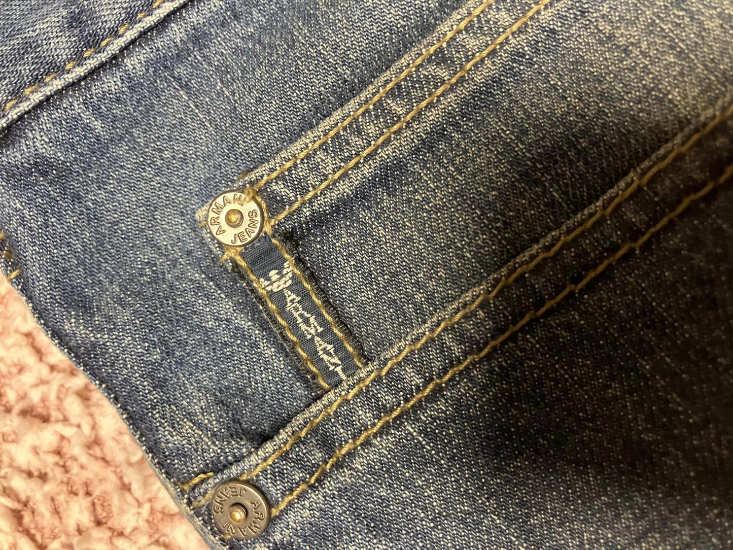 Armani Jeans Classic Blue Denim Pants
