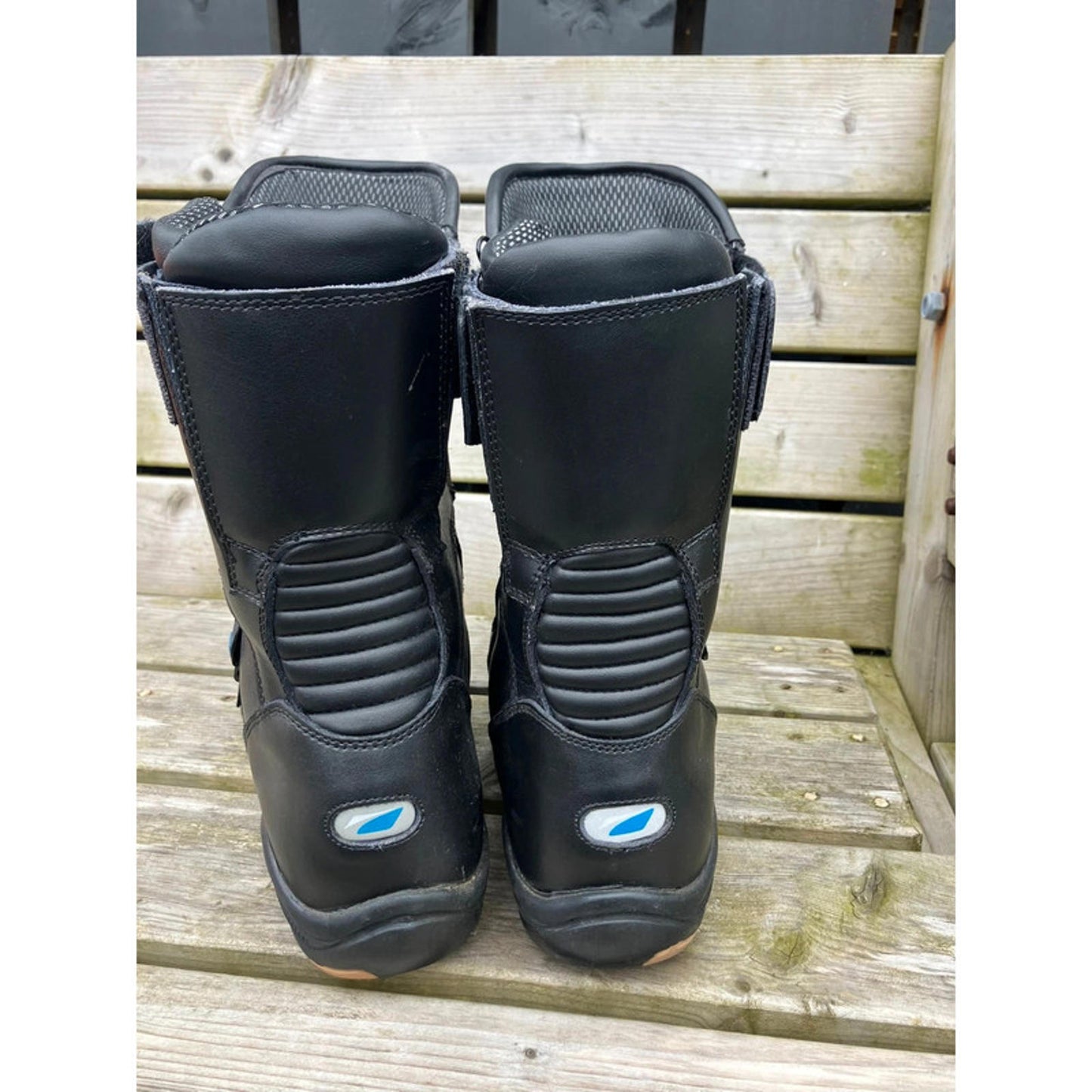 Richa Motorcycle Boots – Black Leather Touring Riding Biker Boots (Used)size 11