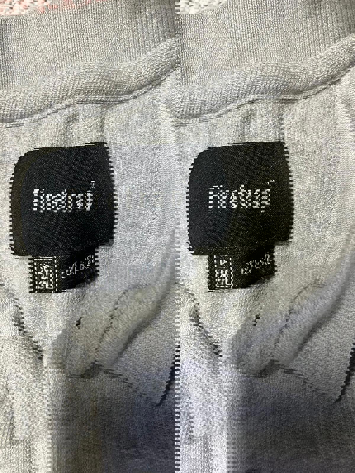 Firetrap Men's Grey Polo Shirt Size 2XL