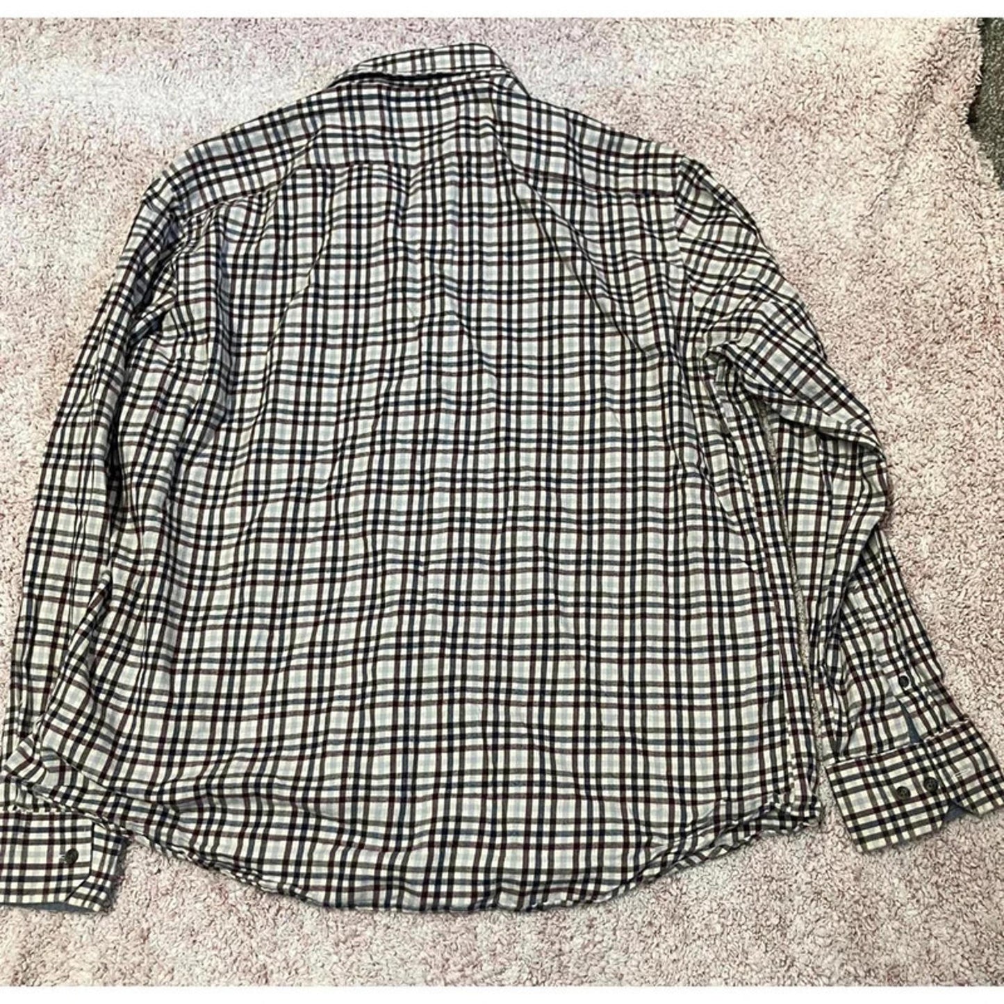Men’s long sleeve check shirt by Blue Harbour (M&S).