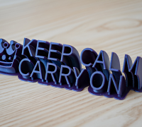 Customisable 3D Sign – “Keep Calm & Drink Beer” (Bespoke Text Available)