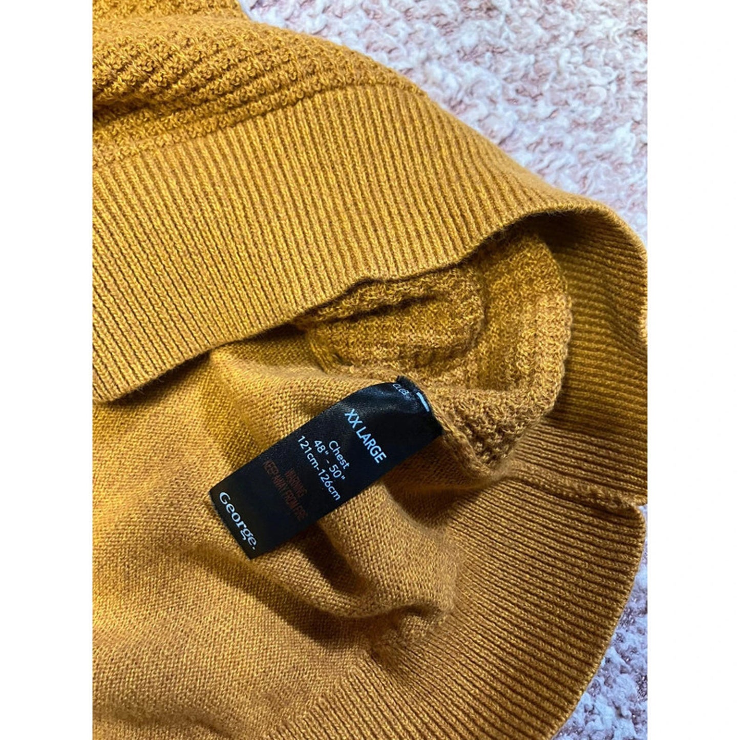 George Mustard Yellow Knit Jumper XXL