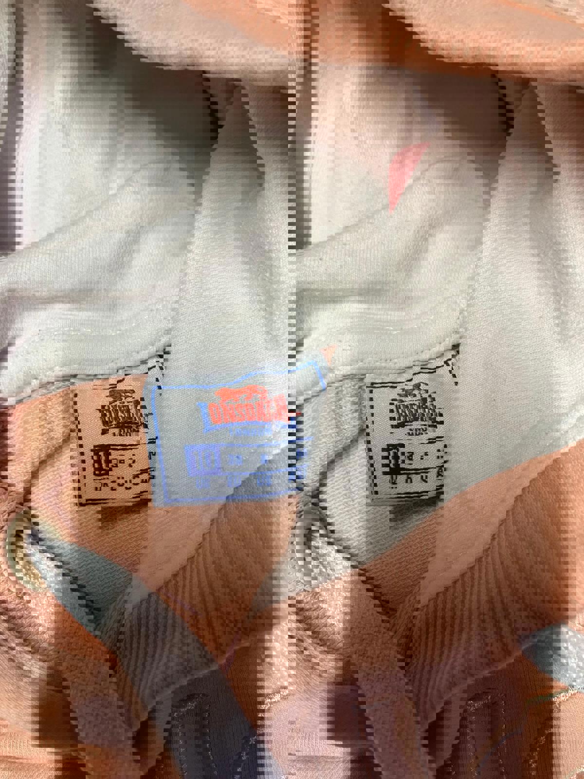 Lonsdale Peach Hoodie with Drawstring