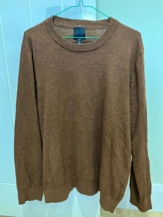 H&M Brown Men's Sweater Size L