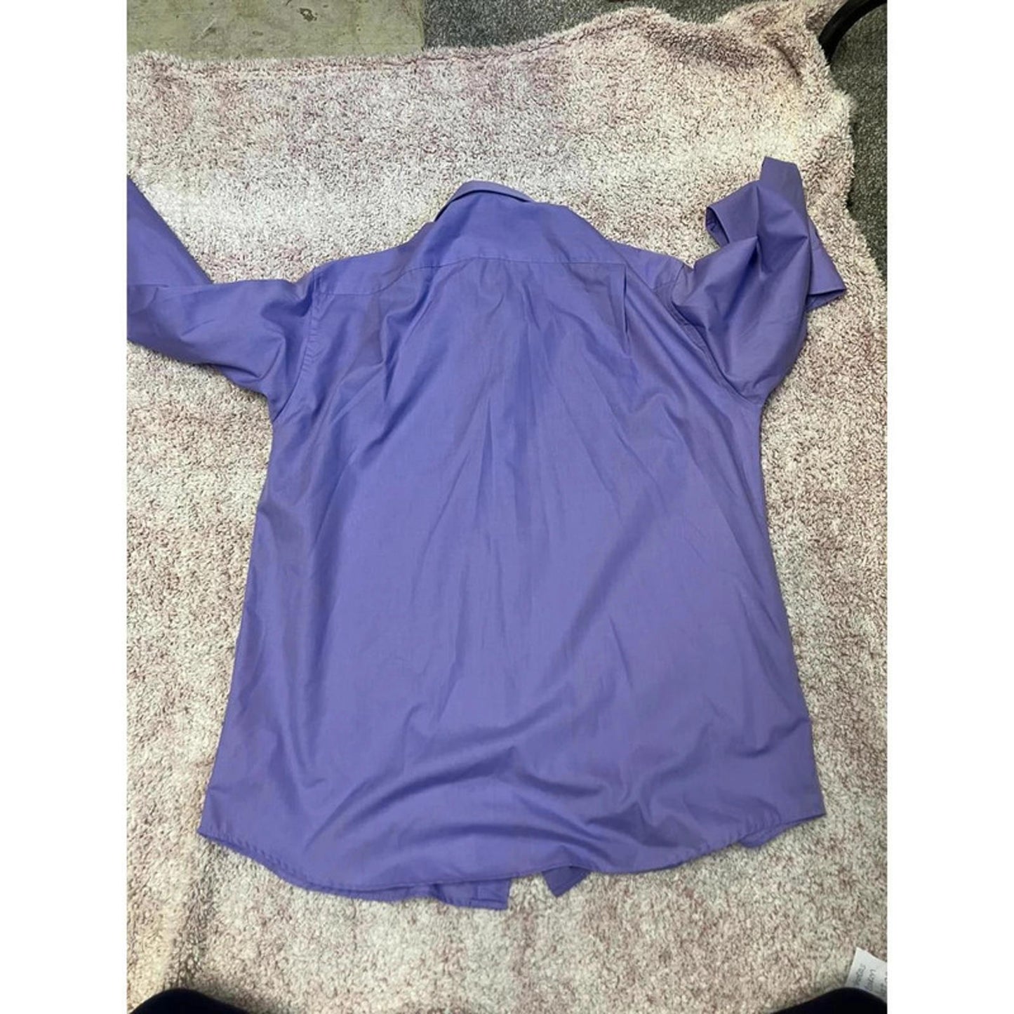 Classic men’s long sleeve formal shirt by Peter England in purple.