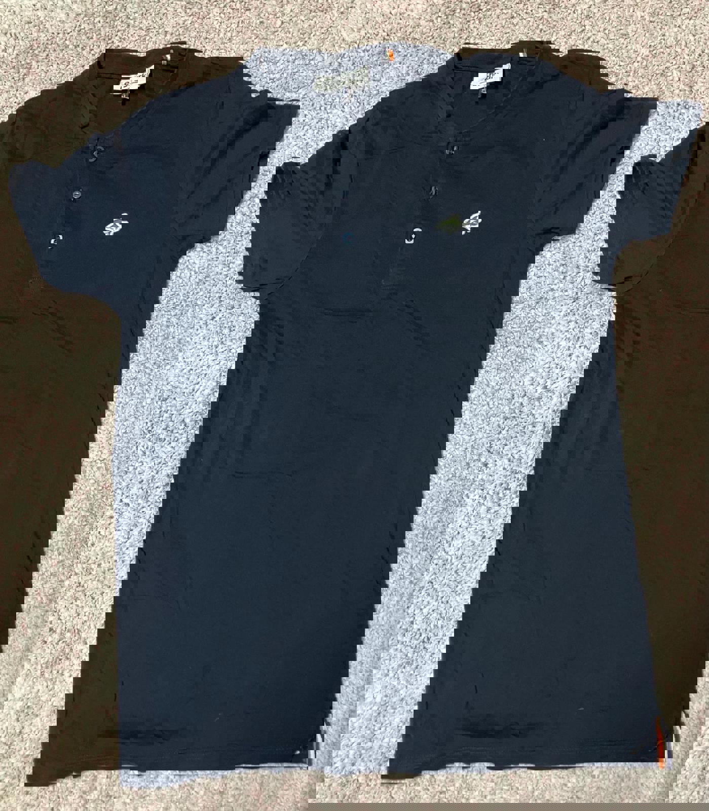 Le Shark Men's Black Henley Top Size M