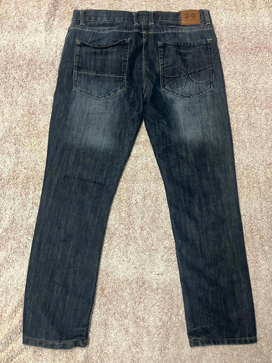 Crosshatch Embossed Jeans W34 S