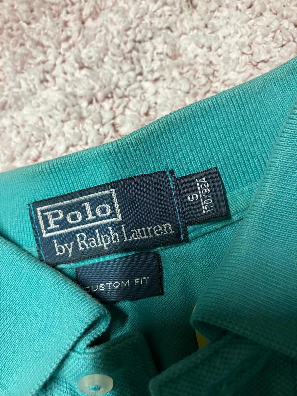 Polo by Ralph Lauren Custom Fit Men's Polo Shirt - Teal, Size S