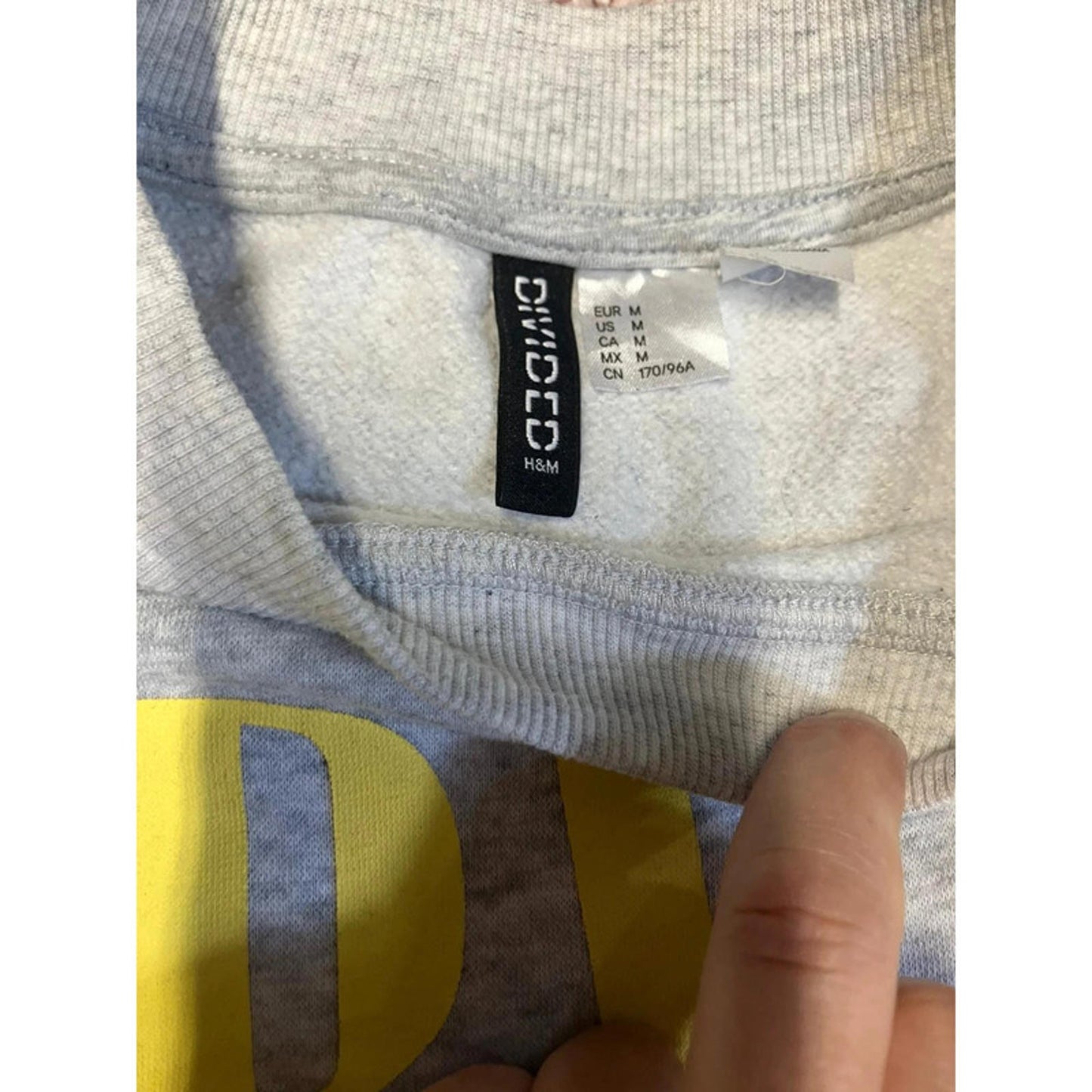 H&M Divided Nirvana Sweatshirt UK M