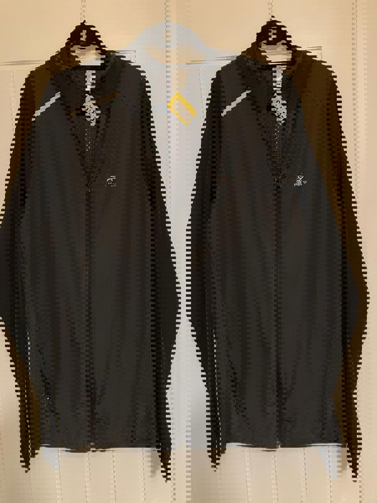 Kalenji Men's Black Lightweight Running Jacket with Hood
