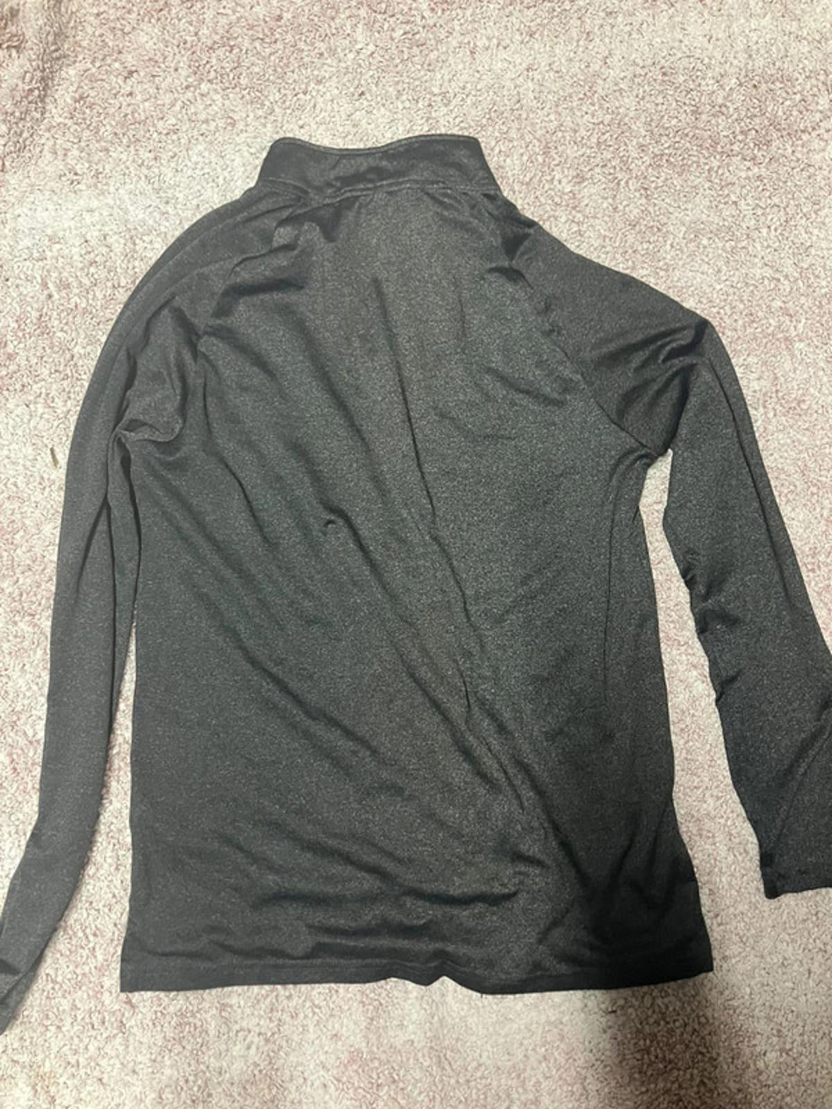 BoohooMAN Active Grey Quarter-Zip Pullover (M)